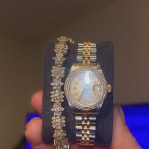 Rolex,  Diamond  bracelet